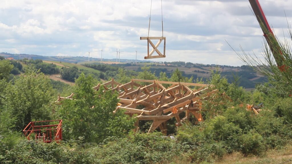 Construction en bois massif