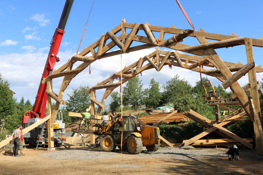 Construction hangar en bois Tarn