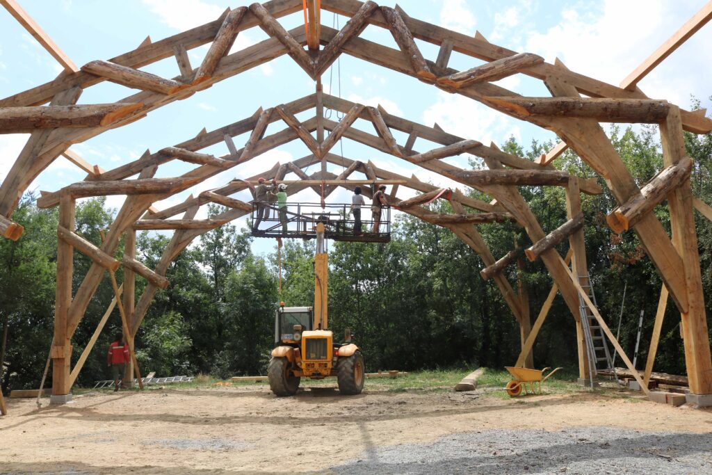 Hangar en bois massif Tarn