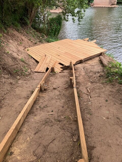 Ponton en bois